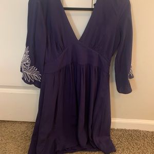 Lulu’s Navy Long Sleeve Mini Dress